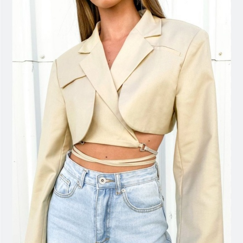 Lioness Miami Vice Jacket - Camel in Tan